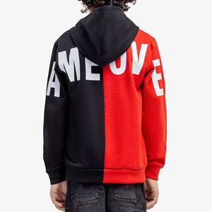 100% ropa de invierno para niños de algodón, conjunto de pantalones cortos con capucha informales con estampado Digital, ropa informal de verano teñida Lisa para niños - Product Image 6