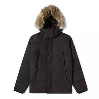 Veste en duvet de canard pour homme, Logo personnalisé, doudoune en duvet de canard, fermeture éclair, décontractée, bon marché, manteau d'hiver
