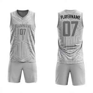 Ensemble d'uniformes de basketball personnalisés pour hommes, style actuel, confortables, avec nom et numéro d'équipe, fabricant en gros d'uniformes de basketball - Product Image 1