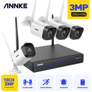 Sistema di Telecamere di Sorveglianza CCTV WiFi ANNKE 4K 3MP con <span class=keywords><strong>NVR</strong></span> WiFi Espandibile a 8 Canali, Visione Notturna Avanzata e IA - Product Image 3