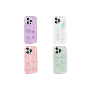 Coque de téléphone en silicone liquide 3D embossé de qualité supérieure ASMA Toys pour iPhone 15 Pro Max, coque arrière protectrice brillante - Product Image 2