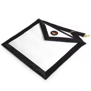 ผ้ากันเปื้อนต้นแบบสีน้ำเงินที่ผ่านการปักขอบสีเงินสำหรับงานฝีมือปักครอสติชและงานเย็บปักถักร้อยผลิตภัณฑ์เครื่องราชกกุธภัณฑ์ - Product Image 3