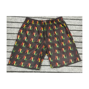 Nuevos pantalones cortos de malla atlética de Fitness personalizados 2025 pantalones cortos transpirables para correr pantalones cortos de gimnasio con estampado de sublimación para hombres - Product Image 5