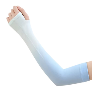 Mangas de Compresión Elásticas de Seda de Hielo para Deportes, Mangas Largas de Alta Calidad sin Costuras para Exteriores - Product Image 2