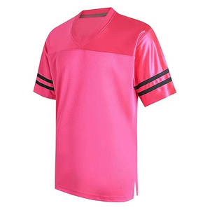 Camiseta de fútbol americano personalizada Unisex OEM de primera calidad, tela transpirable de talla grande para hombres y mujeres, ropa deportiva informal de verano, tallas para adultos - Product Image 1
