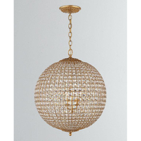 Lámpara de Techo Colgante de Cristal Brillante con Pantalla de Cristal Ajustable, Lámpara de Comedor para Sala de Estar