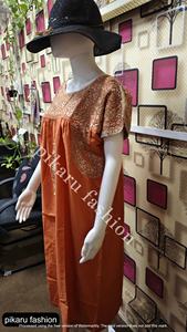 2025 bordado de la mejor calidad diseño único precio al por mayor cuello redondo manga corta vestido en capas Envío Directo vestido de fiesta caliente - Product Image 4