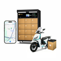 Gabinete de Intercambio de Baterías de 12 Ranuras para Motocicletas y Scooters Eléctricos, Estación de Intercambio de Baterías para Vehículos Eléctricos de 2 Ruedas, Personalizable