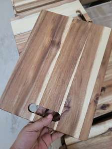 Elegantes bloques de cortar de madera para uso en la cocina 35x25x1,3 cm Durable Fácil de limpiar No tóxico Apto para lavavajillas Hecho en Vietnam - Product Image 6