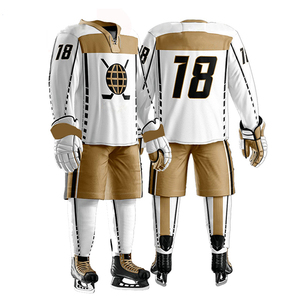 Jersey de Hockey sobre Hielo con Logotipo Personalizado, Colores Personalizados, Alta Calidad, Poliéster Impreso Transpirable, Diseños Personalizados - Product Image 4