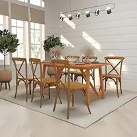 Modern Style Pine Folding Farm Tisch: Hochwertige Großhandel Esszimmer möbel Fabrik-Preis für Häuser, Hotels