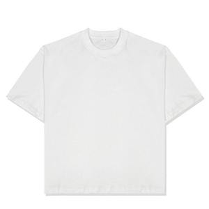 เสื้อยืด300gsm ผ้าคอตตอนหนา100% สำหรับผู้ชายเสื้อครอปไหล่ไหล่ตกไซส์ใหญ่พิเศษเสื้อครอปเข้ารูปสไตล์สตรีทแวร์ถัก - Product Image 2
