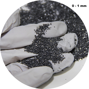 Carbure de silicium noir sic haute qualité 97% 0-1mm granulométrie matières premières réfractaires élevées - Product Image 1