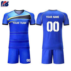 ชุดเสื้อฟุตบอลสำหรับผู้ใหญ่ชุดฟุตบอลแบบกำหนดเองกางเกงขาสั้นเสื้อครึ่งแขน - Product Image 4