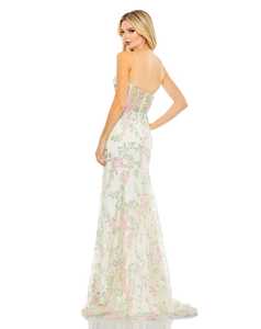 ชุดเดรสงานพรอมสำหรับผู้หญิงชุดเดรสลูกปัดยาวแขนกุดเซ็กซี่ - Product Image 5