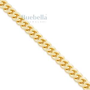 8mm Moissanite Cubain Lien Collier Ras Du Cou 18K Plaqué Or S925 Argent Hommes Hip Hop Rock Fine Jewelry BUEBELLA JEWELS - Product Image 2