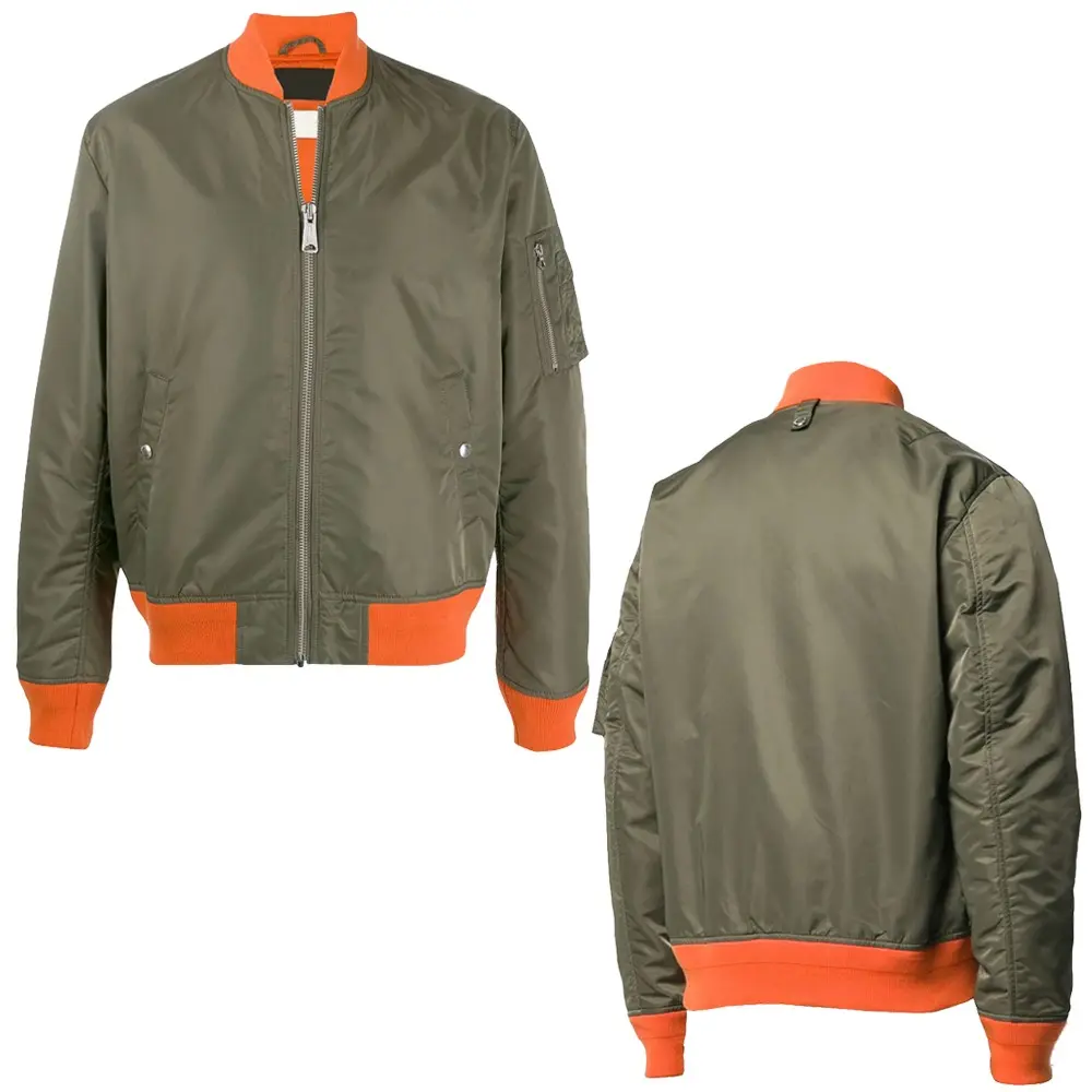 Competitive Price Best Quality Winter Fashionable Men Bomber Jacket Hot Selling Custom Style Men Bomber Jacket