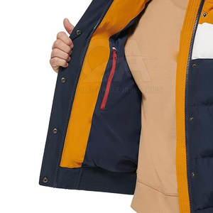 Winter Outerwear Fashion Trend Focused Men Streetwear <b>Hooded</b> Faux <b>Fur</b> Winter <b>Jacket</b> Customized - Product Image 6