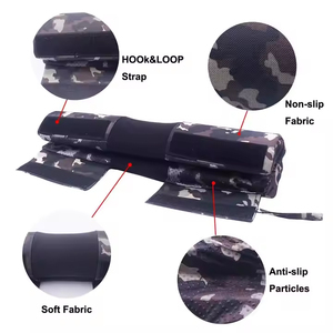 แผ่นรองบาร์เบลสำหรับยกน้ำหนักคุณภาพสูง พร้อมแผ่นรองป้องกันคอและไหล่ ทำจากวัสดุยาง PVC ราคาขายส่ง - Product Image 4