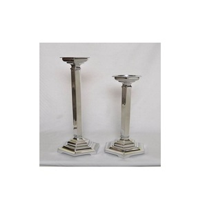Decoración DE MESA DE ALUMINIO hecha a mano, soporte de vela de boda, otros candelabros, linternas y decoraciones de tarros - Product Image 3