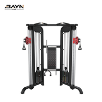 Machine de musculation commerciale BN - Appareil multifonctionnel à câbles en acier avec pile de poids de 160 kg pour les bras, la poitrine, les jambes, les épaules et le tronc