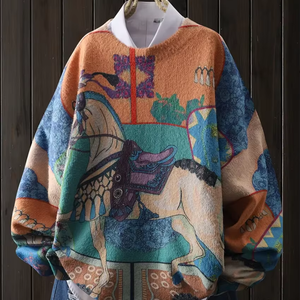 Nouveau pull de printemps à col rond de luxe pour femmes nouveau Style de mode populaire tricoté Vintage méthode de tissage 2025 - Product Image 4