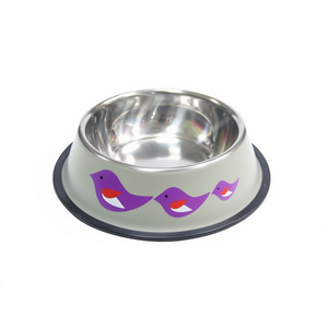 Ciotola per Animali Domestici in Acciaio Inox e Plastica, Prodotta da Azienda Professionale di Ciotole e Mangiatoie per Cani e Gatti - Product Image 2