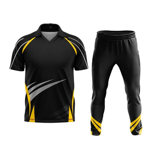 Maillot de cricket personnalisé 2026 avec logo d'équipe et nom, impression par sublimation, 100 % polyester, durable, vente en gros, uniforme de cricket - Product Image 2