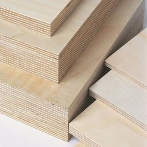 Contreplaqué de densité pour étagère de meubles 1220*2440 Panneau de fibres de chêne rouge bouleau Panneau de fibres de bois à bas prix Bonne qualité Placage lisse Contre-plaqué - Product Image 2