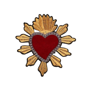 Excellente qualité fer personnalisé sur le support ajustement vêtements patchs broderie en gros meilleur patch de broderie - Product Image 2