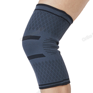 Manchon de genouillère en nylon respirant tricoté par compression personnalisé pour genouillère de sport avec genouillère soulagement de la douleur dans les jambes - Product Image 3