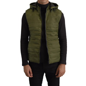 Chaleco Reversible para Hombre Estilo Urbano, Cortavientos, Sin Mangas, Chaqueta de Invierno Transpirable con Cremallera, Personalizable OEM - Product Image 2