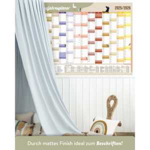 Calendario Impreso con Diseño de Póster para el Año Escolar 2025/2026 - Product Image 6
