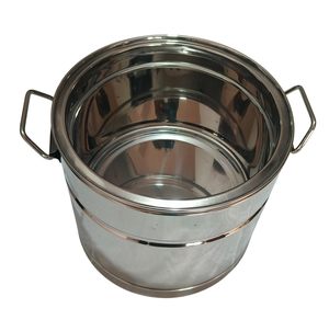 Casserole de service de table en acier inoxydable, écologique, pour repas en famille, style moderne indien, pour fondue, vente en gros - Product Image 1