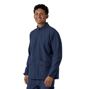 Blouse de travail tendance pour hommes, 210 GSM, polyester et coton, uniforme médical pour médecins et infirmiers, veste de travail pour hôpital - Product Image 3