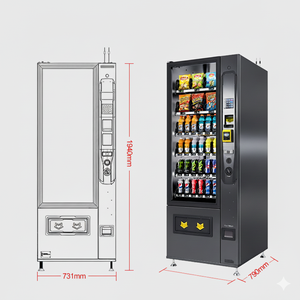 Máquina Expendedora de Bebidas y Aperitivos, Refrigerada, Comercial, con Sistema de Monitoreo Remoto - Product Image 4