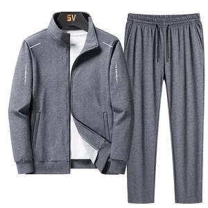 Conjunto Deportivo Casual Transpirable y Ecológico para Hombre, Otoño Invierno 2025, Sudadera con Capucha y Pantalones Lisos, Ideal para Compras Diarias - Product Image 3