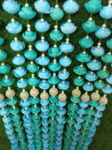 Guirnalda decorativa india de flores de peonía, cuerdas de perlas con cuentas para boda, Festival, escenario, telón de fondo, colgante de pared, decoración de fiesta de templo - Product Image 5