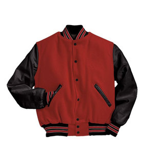 Veste polaire coupe-vent formelle grande taille pour homme, avec lettrage XS, style universitaire et design baseball Mono Riders, vente en gros, directement de l'usine - Product Image 4