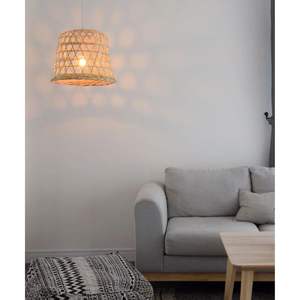 Lámpara de Techo de Bambú con Diseño Tejido Natural para Interiores Comerciales, Restaurantes e Iluminación de Hostelería - Product Image 2