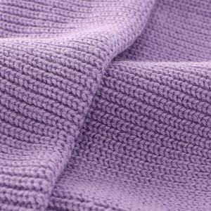 Bonnet en laine 100% personnalisé en gros, doux et chaud, uni, tricoté, couleur unie, bonnet jacquard vierge - Product Image 3