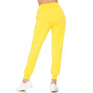 2024 pantalones de jogging con logotipo personalizado para mujer, pantalones holgados de algodón de rizo Unisex, pantalones de chándal para correr - Product Image 3