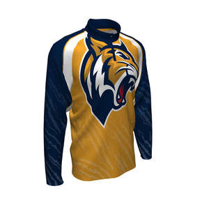 Jersey de manga larga de béisbol, sudadera de equipo atlético superior de entrenamiento para hombres, ropa deportiva juvenil - Product Image 1