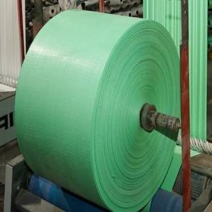 Rollo de tela tejida de PP verde de alta calidad, rentable, embalaje a granel, cubierta de suelo y Material de protección del sitio de construcción - Product Image 1