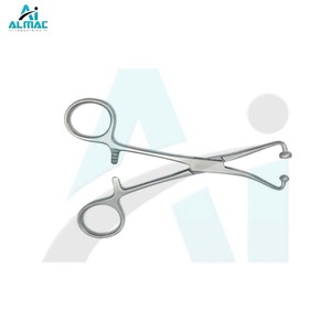 Pinzas de toalla de bola y enchufe de acero inoxidable duraderas ALMAC uso médico y quirúrgico precisión hecha a mano reutilizable y esterilizable - Product Image 5