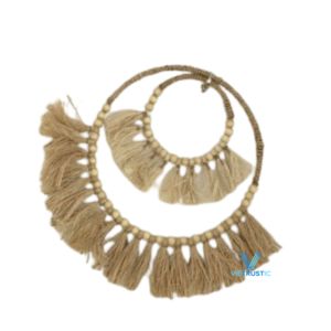 Vietrustic estilo bohemio tejido decorativo para colgar en la pared artículo agua Jacinto paja hoja de palma decoración artículo Babyroom Decor - Product Image 5