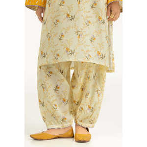 ชุดเซ็ต IUSTTS-2112 สำหรับผู้หญิง ผ้าฝ้ายและชีฟอง สไตล์ลำลอง ชุด 2 ชิ้น เสื้อครอปและกางเกงขาสั้น ลายพิมพ์ผ้าลอน สำหรับฤดูใบไม้ผลิ/ฤดูร้อน - Product Image 4