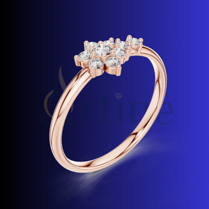 Krush jewels 14K Anillo de diamantes de alta calidad para compromiso de boda - Product Image 1