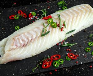 Loies de morue congelées produit de poissons avec peau et peau - Product Image 2