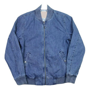 Blouson aviateur de haute qualité pour homme, coupe ajustée, tissu en laine, manches contrastées, veste tendance - Product Image 1